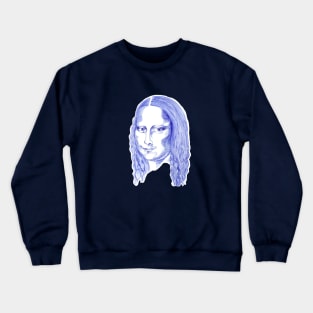 Mona Lisa Sketch Crewneck Sweatshirt